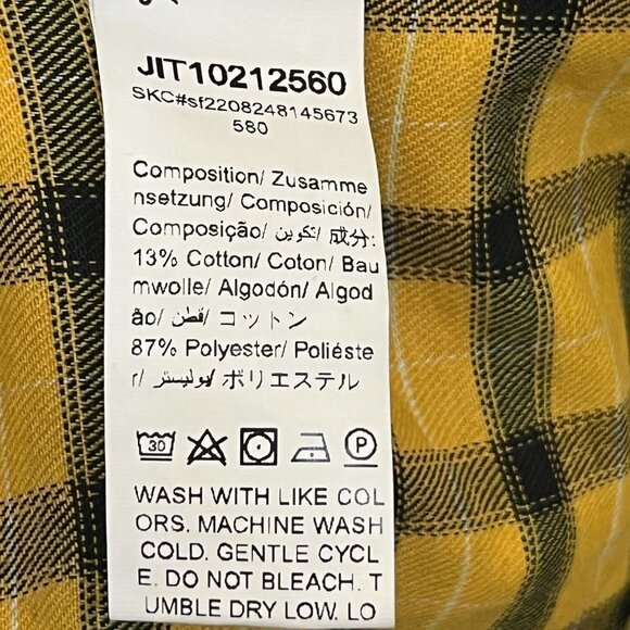 MENS Shirt 3XL XXXL Multicolored Plaid Long Sleeve Green Pocket NWOT - Picture 7 of 8